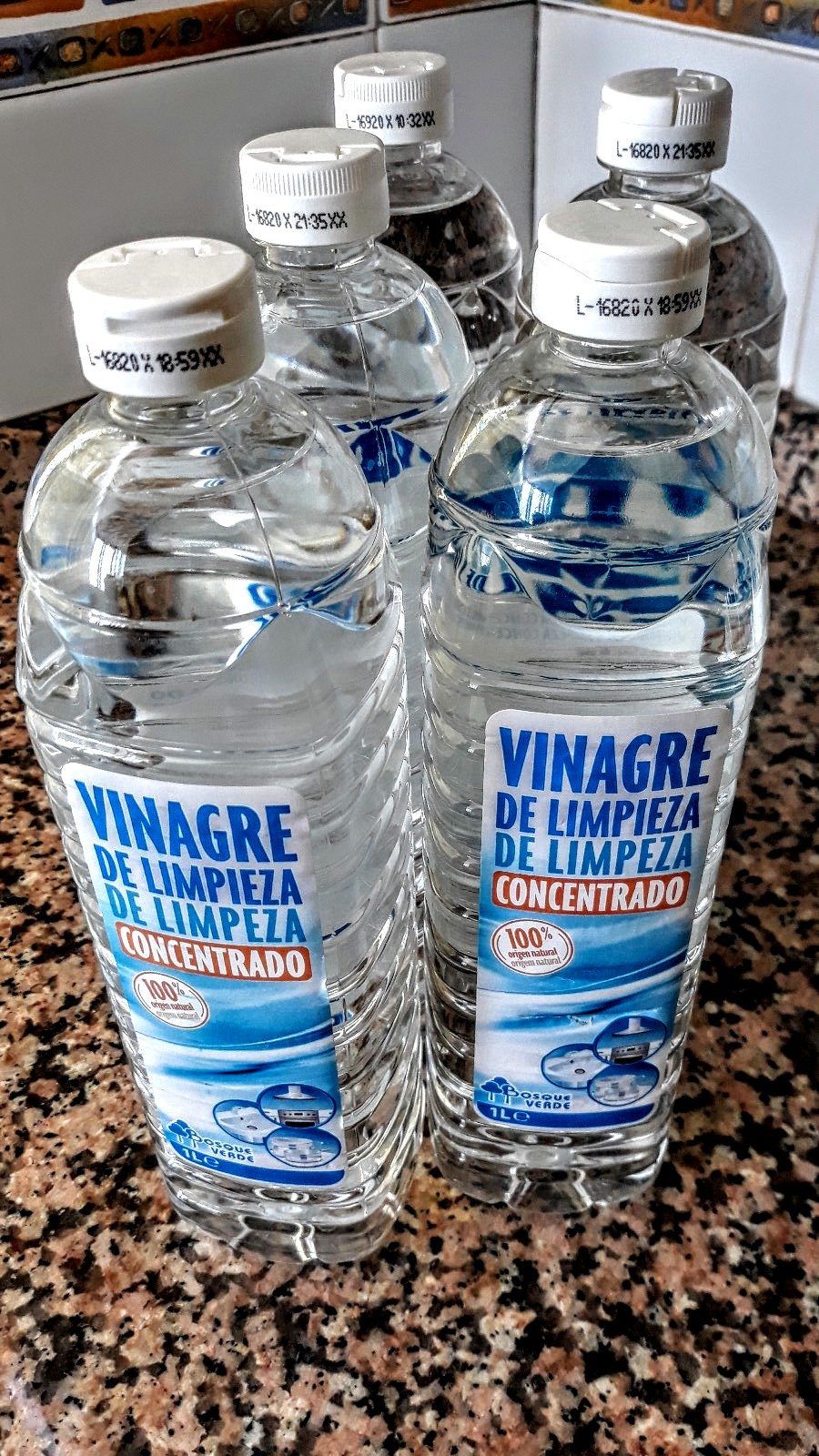 Paso 1: 5 litros de vinagre de limpieza
